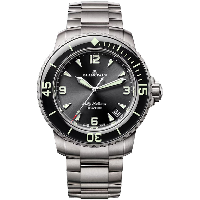 Blancpain 5010 12B30 98S Fifty Fathoms Automatic 42mm Black Dial