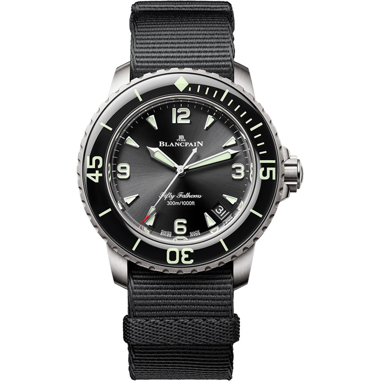 Blancpain 5010 12B30 NABA Fifty Fathoms Automatic 42mm Black Dial