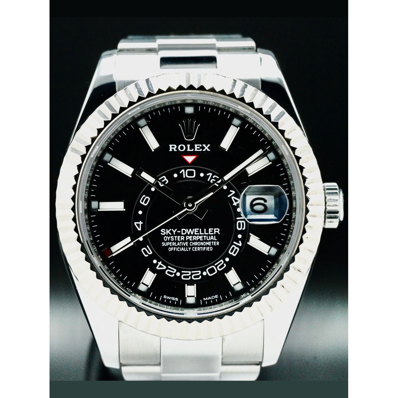 Rolex 326934 SkyDweller Black Dial