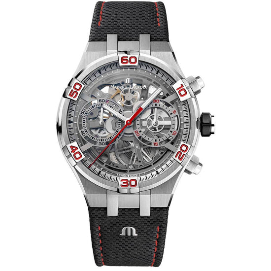 Maurice Lacroix AI6098-SS001-091-2 Aikon Skeleton Chronograph Mahindra Limited Edition
