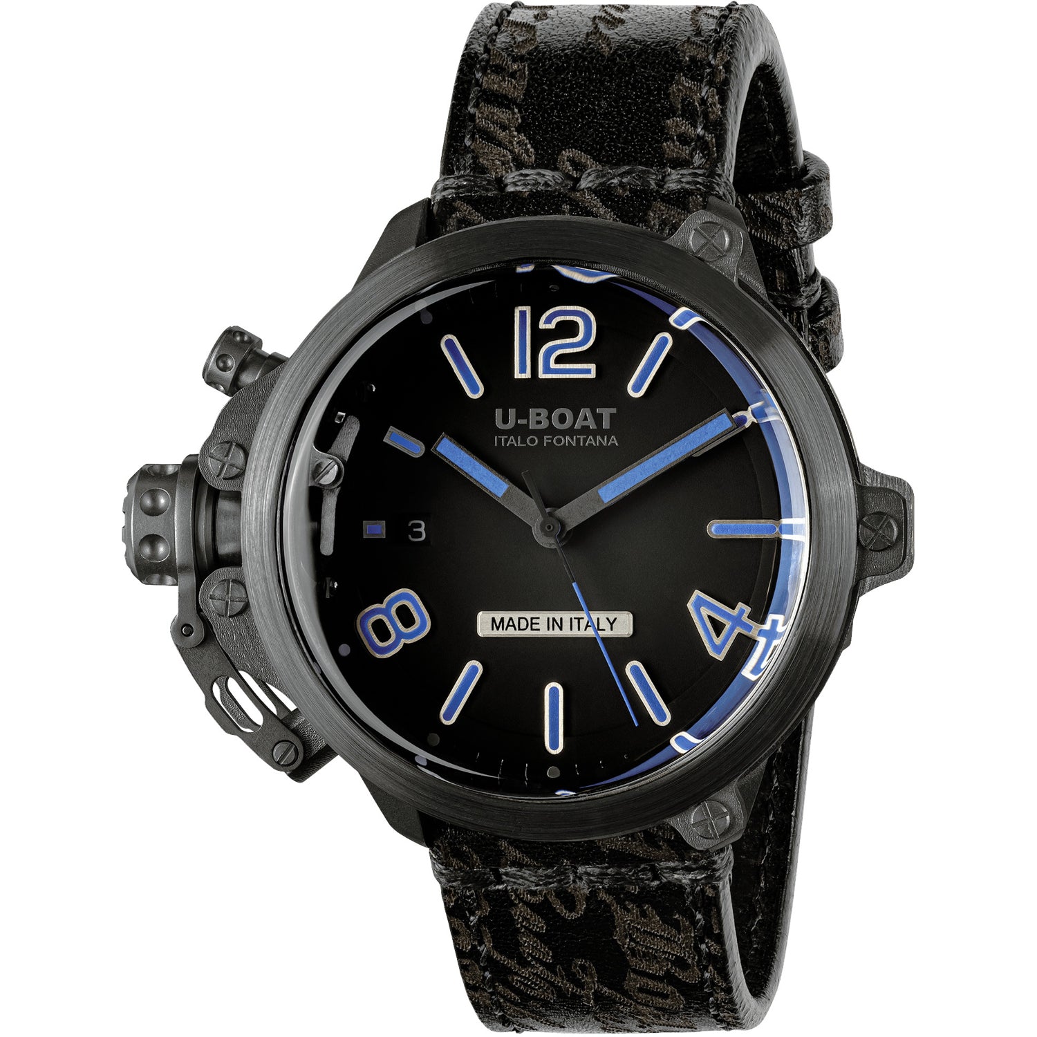 U-Boat 8808 Capsule 45mm PVD BK BL