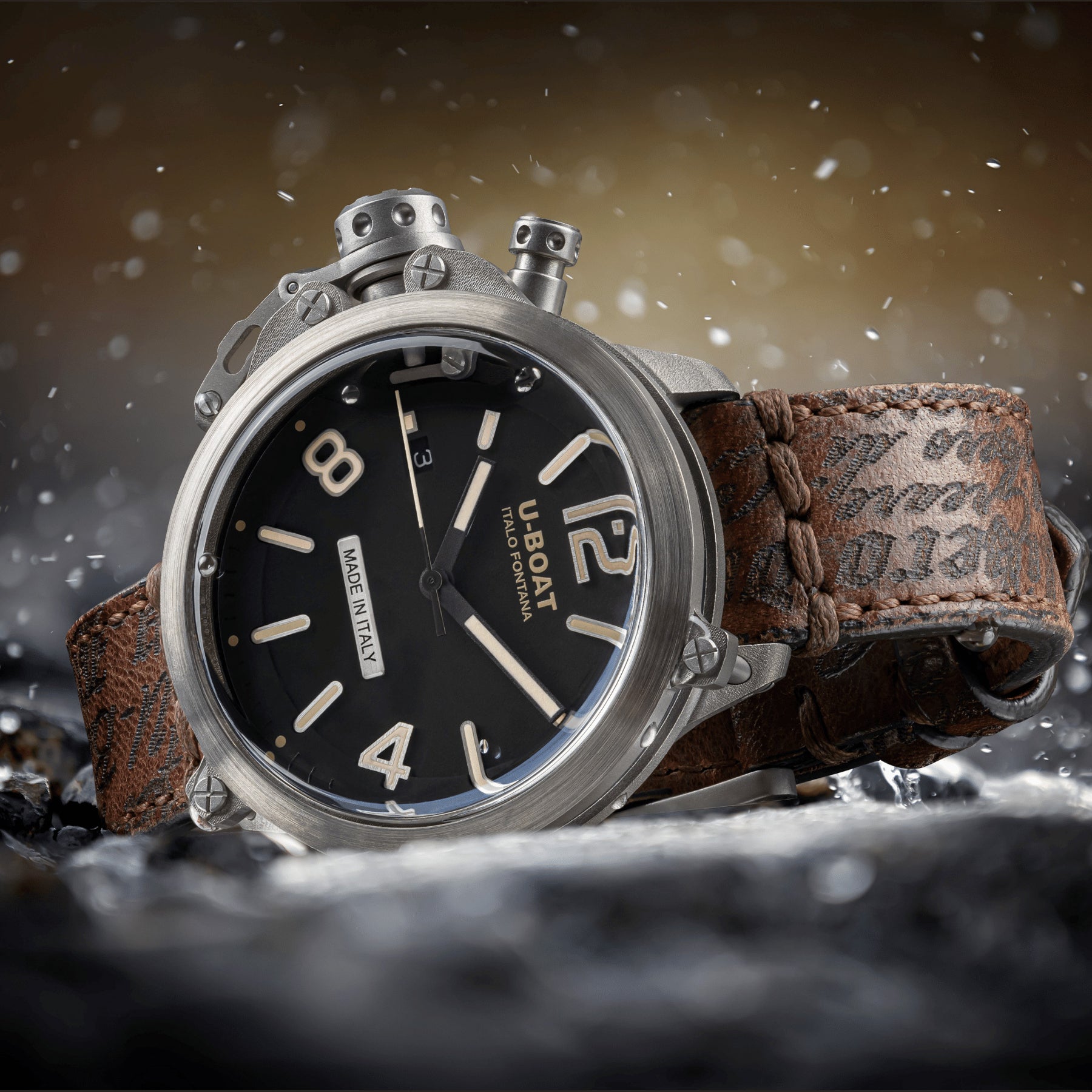 U-Boat 8809 Capsule 45mm SS BK BE