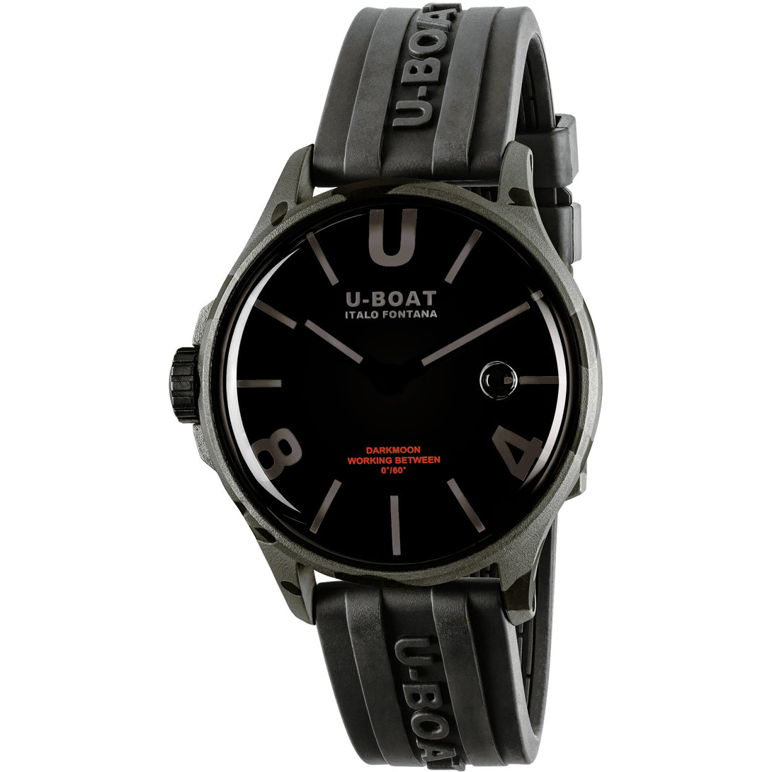 U-Boat 9552 Darkmoon 40mm BK Grey Curved Camouflage