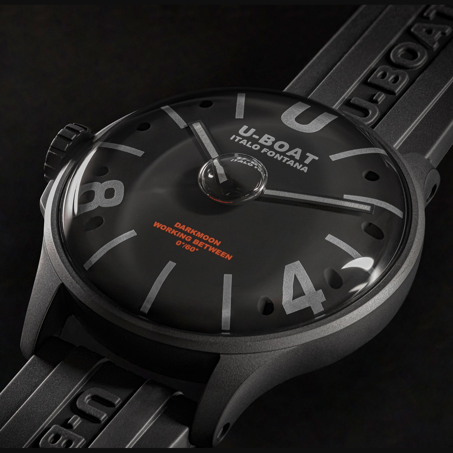 U-Boat 9544 Darkmoon 44mm BK Black Curved PVD