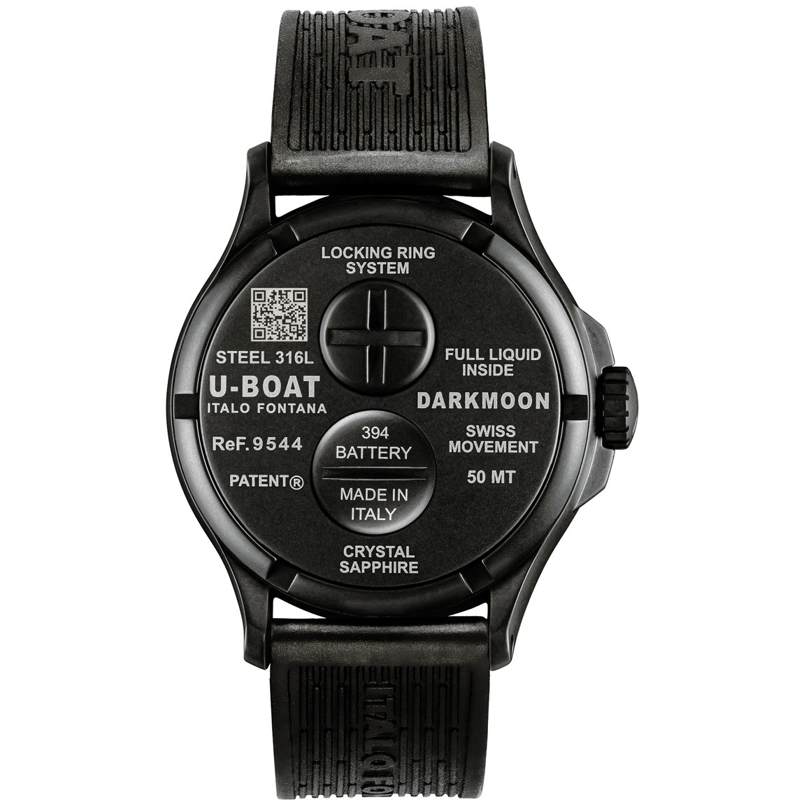 U-Boat 9544 Darkmoon 44mm BK Black Curved PVD