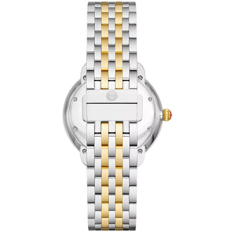 Michele Serein Mid Two-Tone 18K Gold Diamond Watch MWW21B000138