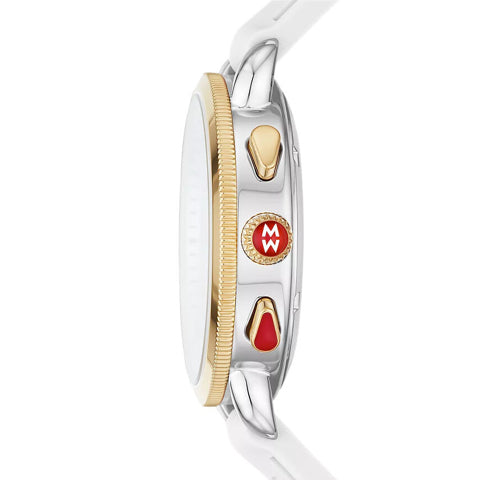 Michele Sporty Sport Sail White Silicone Watch MWW01P000017