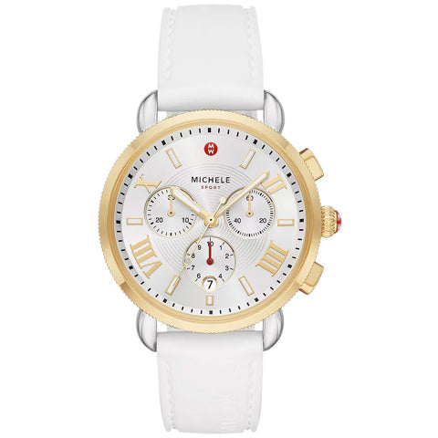 Michele Sporty Sport Sail White Silicone Watch MWW01P000017