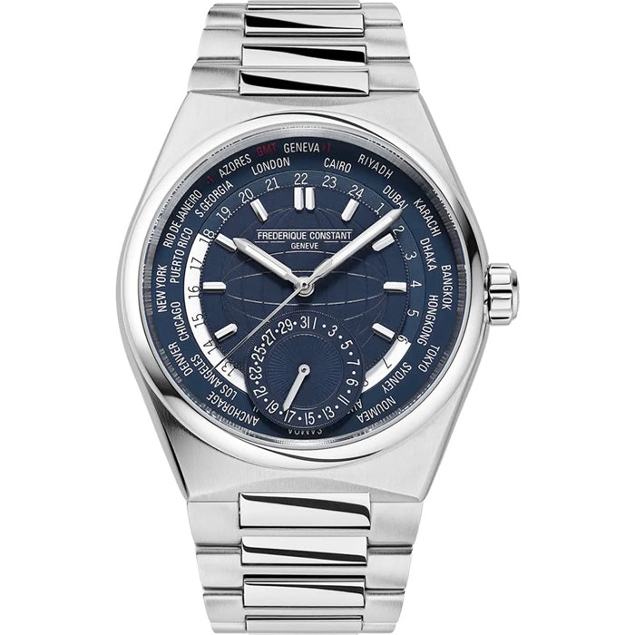 Frederique Constant Highlife Worldtimer Manufacture FC-718N4NH6B Blue Dial