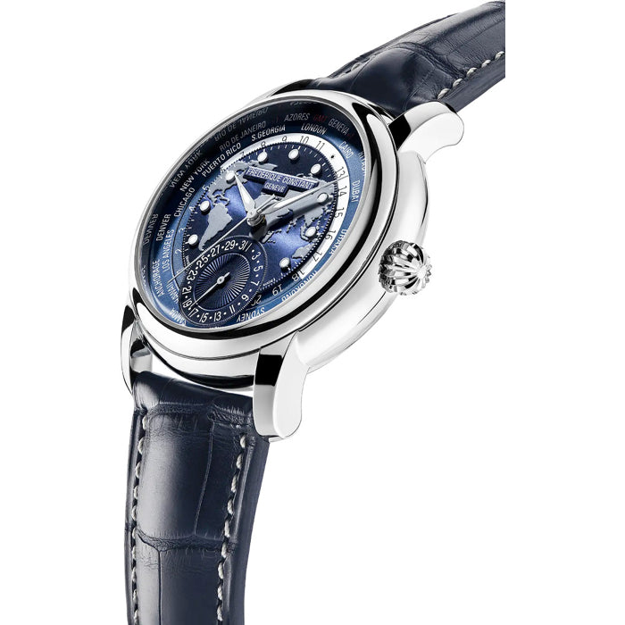 Frederique Constant Manufacture Classic Worldtimer FC-718NWM4H6 Blue Dial