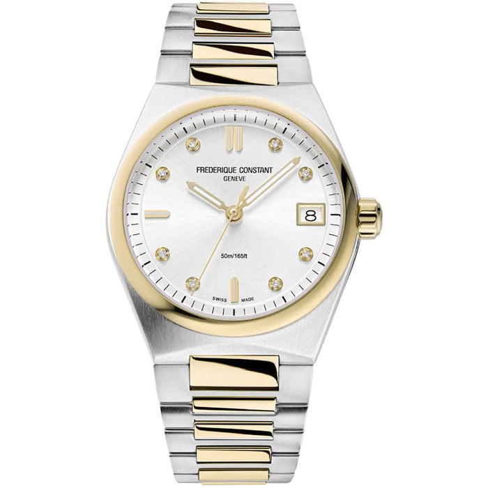 Frederique Constant Highlife Ladies Quartz FC-240VD2NH3B Silver Dial