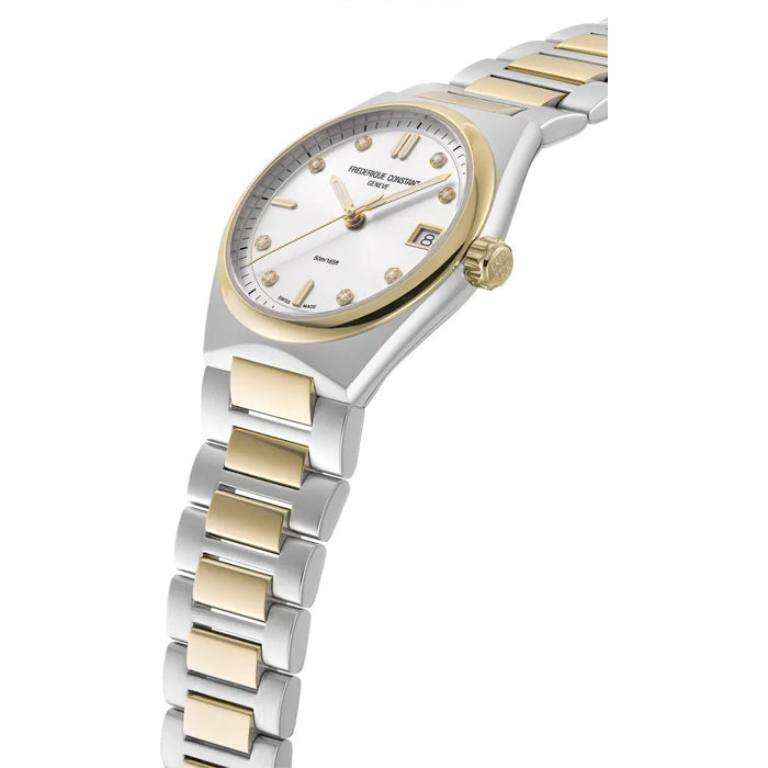 Frederique Constant Highlife Ladies Quartz FC-240VD2NH3B Silver Dial
