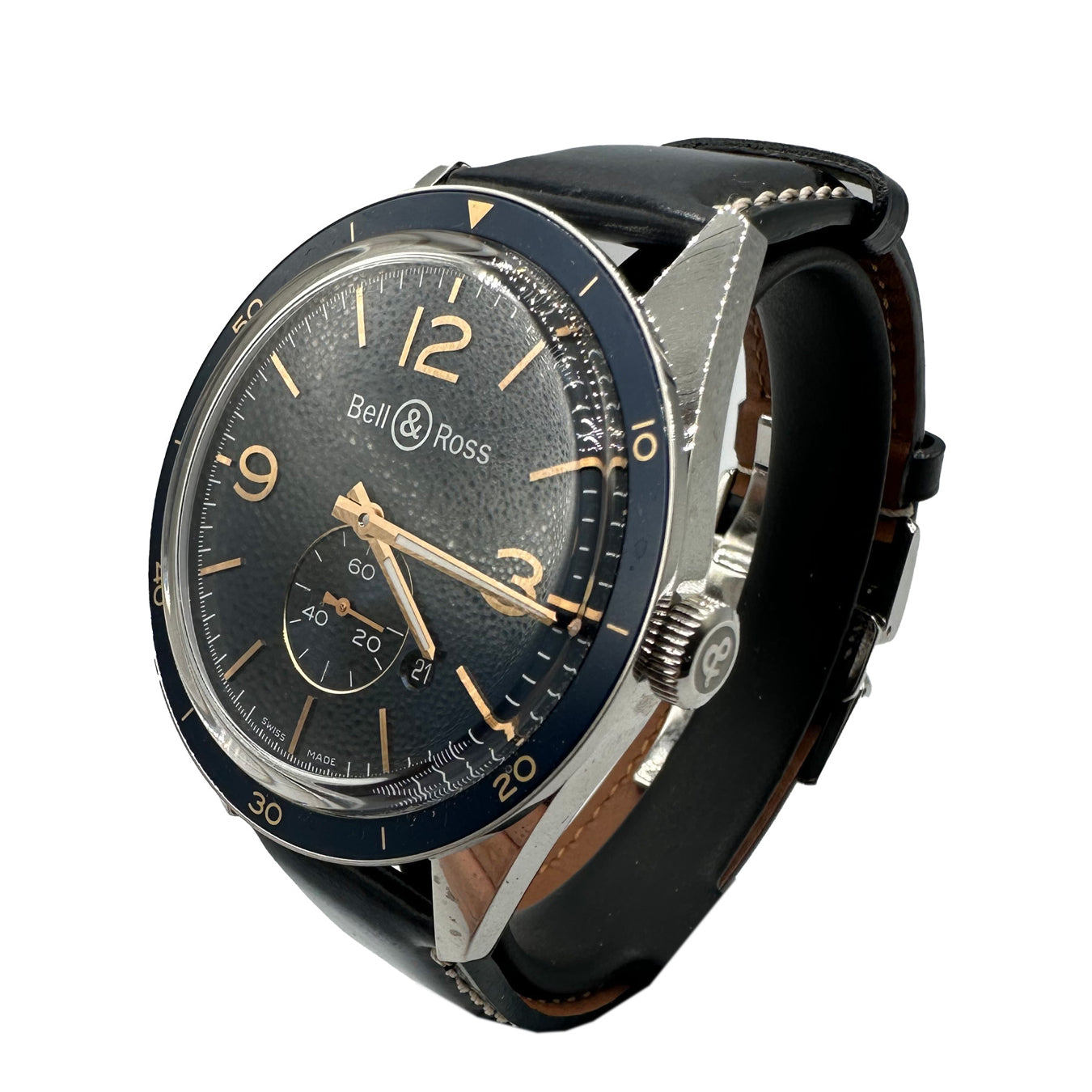 Bell & Ross BR 123 Aeronavale BRV123-BLU-ST/SCA