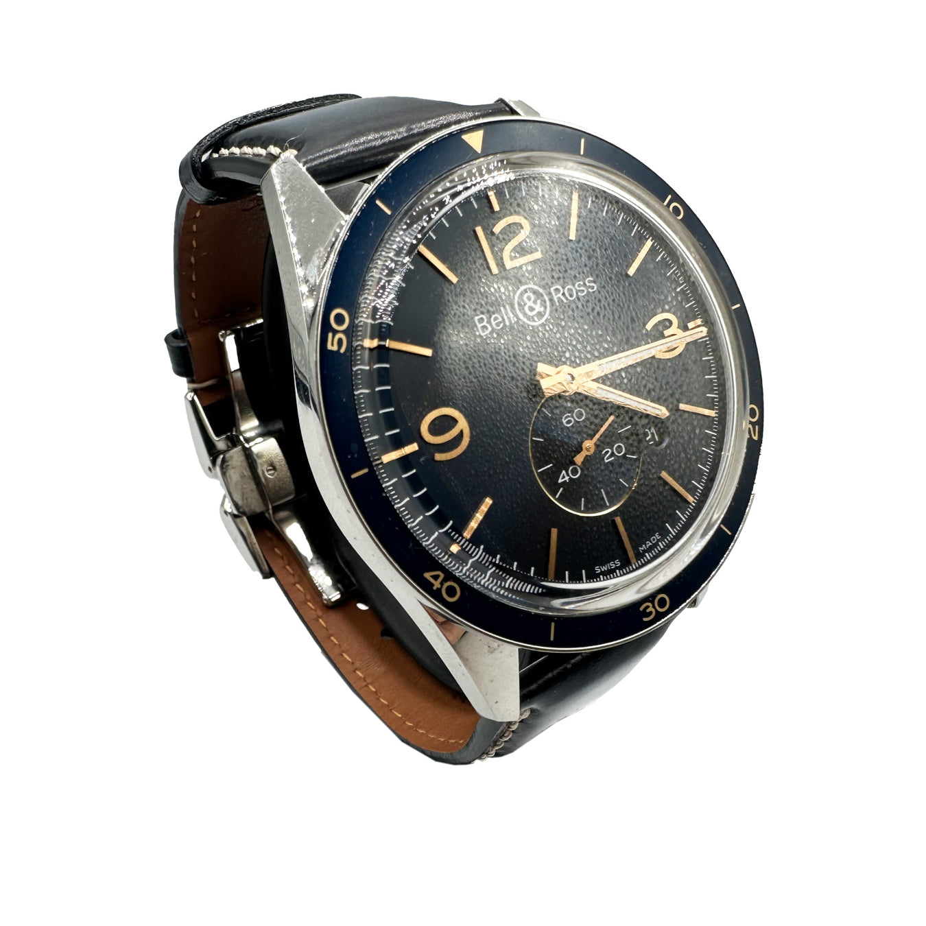 Bell & Ross BR 123 Aeronavale BRV123-BLU-ST/SCA