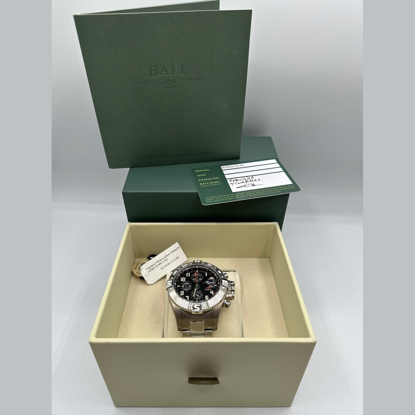 Ball Engineer Hydrocarbon Spacemaster Orbital II Chronograph DC3036C-SA-BK