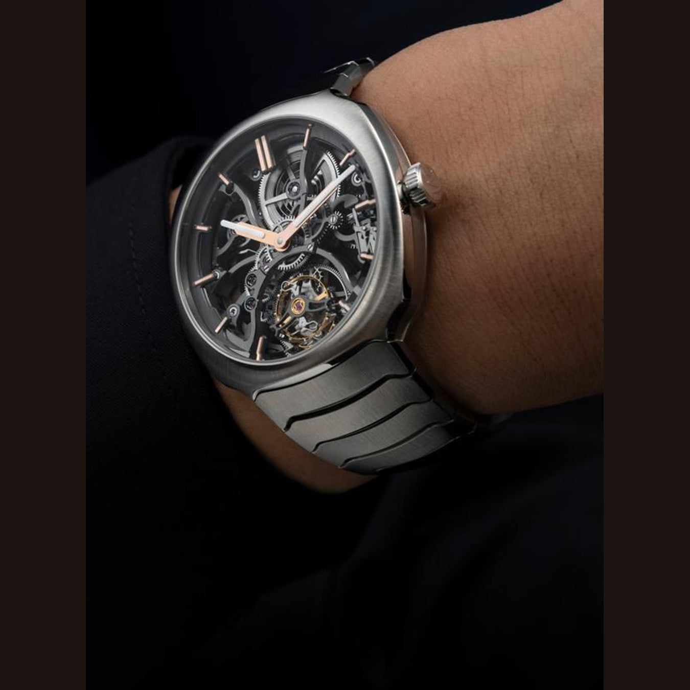 H. Moser & Cie. Streamliner Tourbillon Skeleton