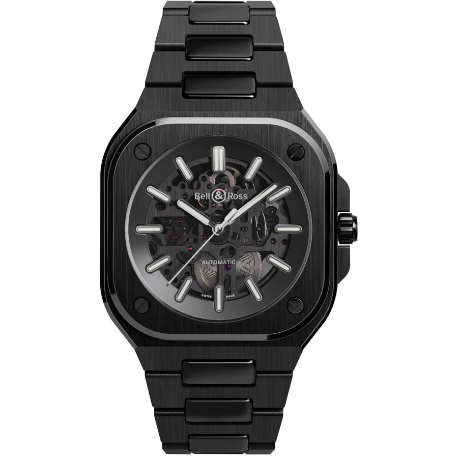 Bell & Ross BR 05 Skeleton Black Ceramic on Bracelet