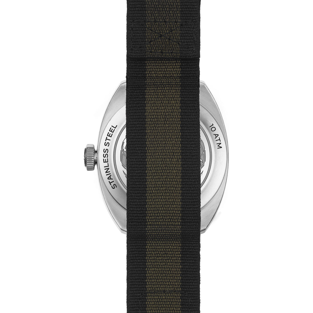 Bremont TN40-DT-SS-GN-N-S Terra Nova 40.5 Date Green Dial on Strap