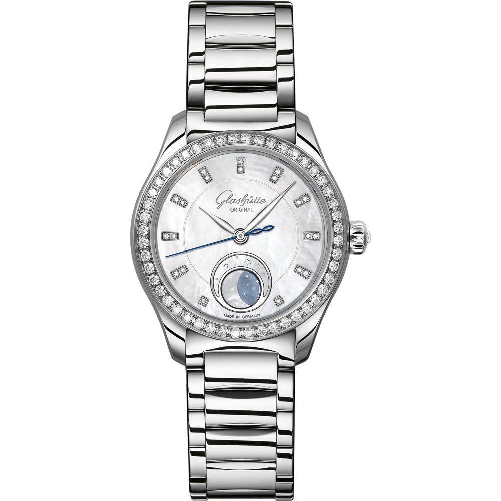 Glashütte Original Ladies Serenade Luna 1-35-14-02-12-14