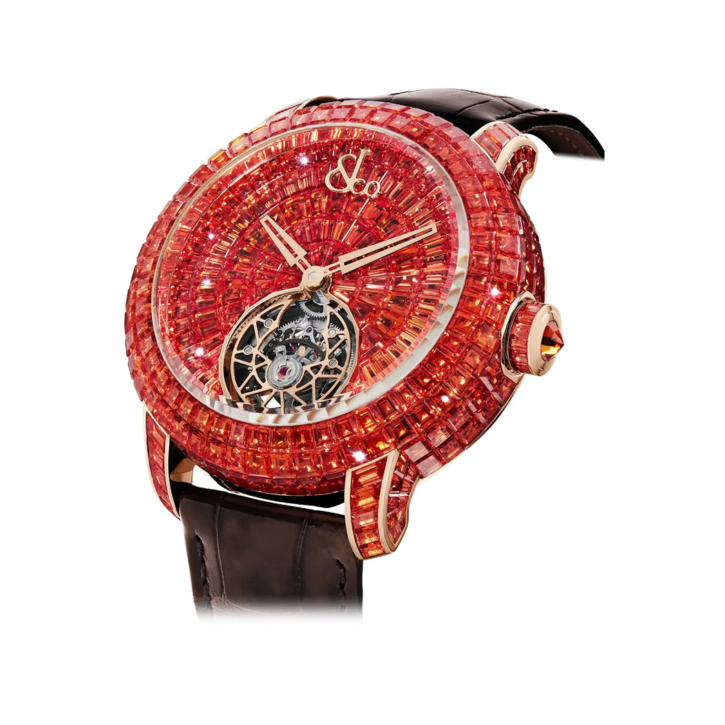 Jacob & Co. Caviar Tourbillon Orange Sapphires