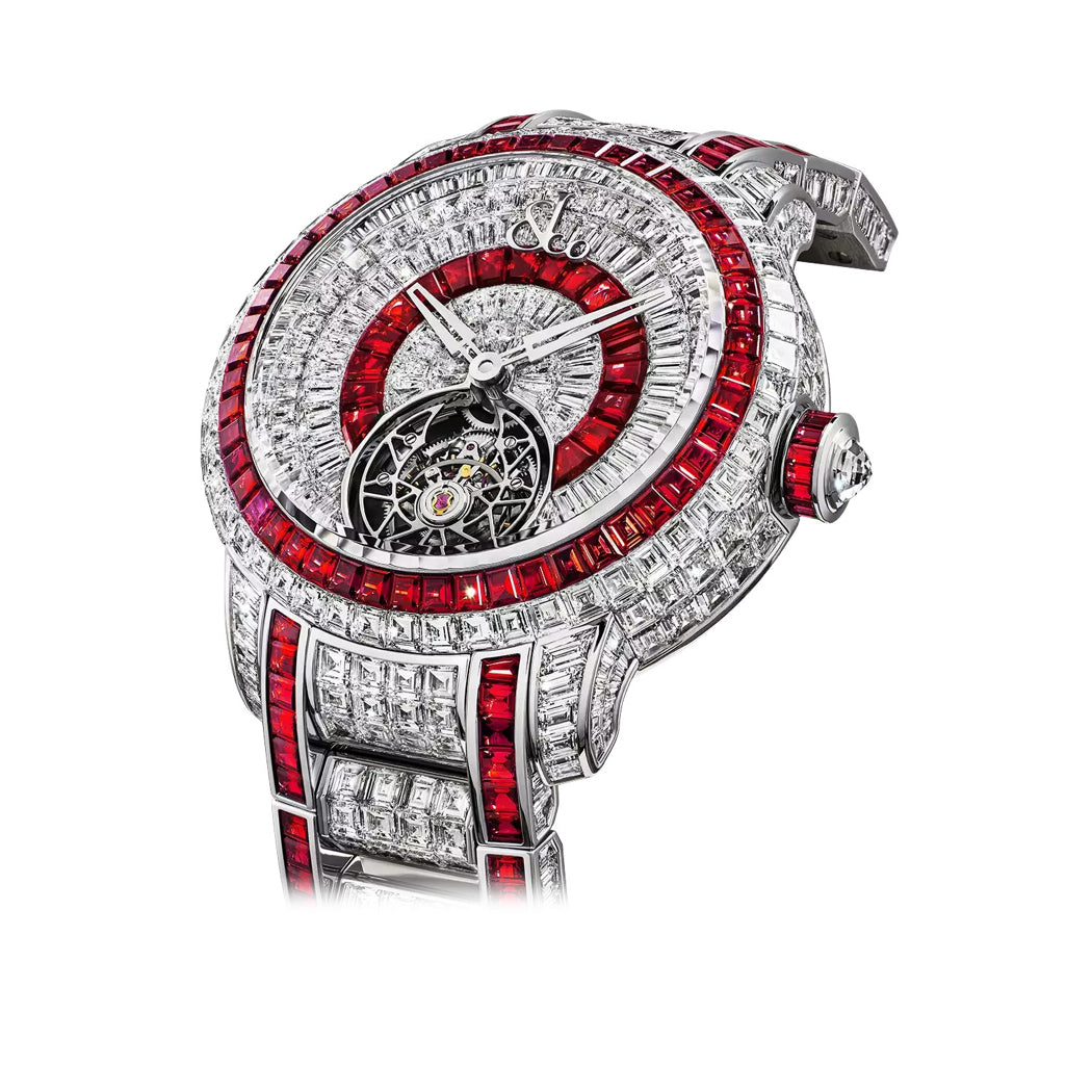 Jacob & Co. Caviar Tourbillon White Diamonds and Rubies