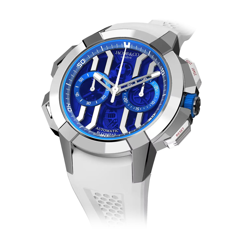Jacob & Co. Epic X Chronograph Titanium Blue