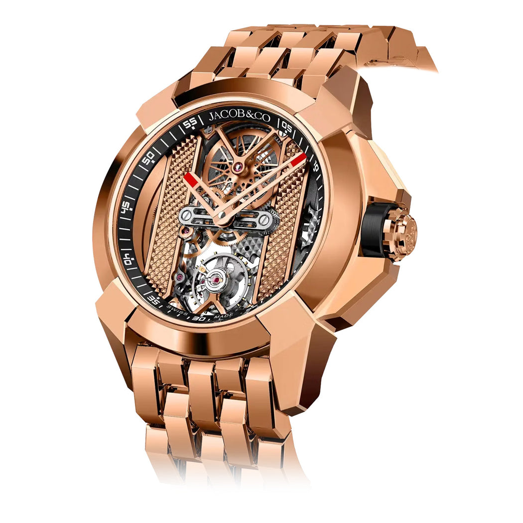 Jacob & Co. Epic X Bridges Rose Gold on Bracelet