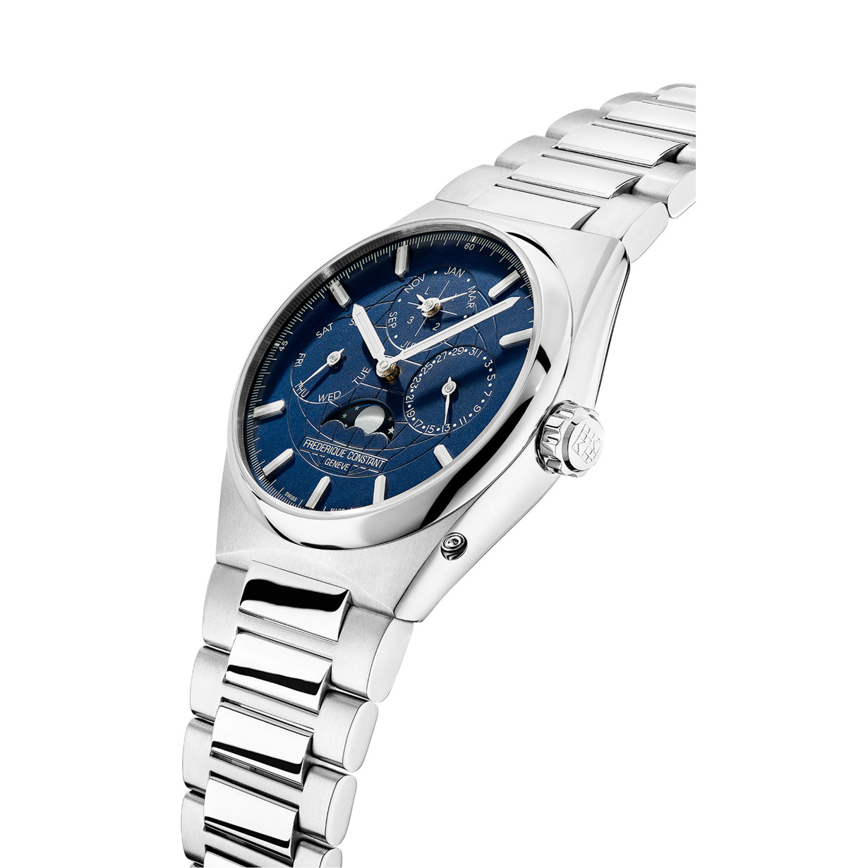 Frederique Constant Highlife Perpetual Calendar Manufacture FC-775N4NH6B Blue Dial