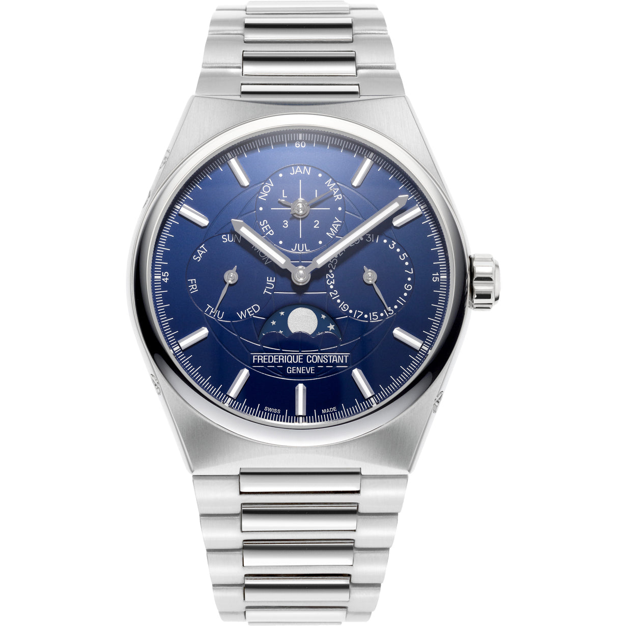 Frederique Constant Highlife Perpetual Calendar Manufacture FC-775N4NH6B Blue Dial