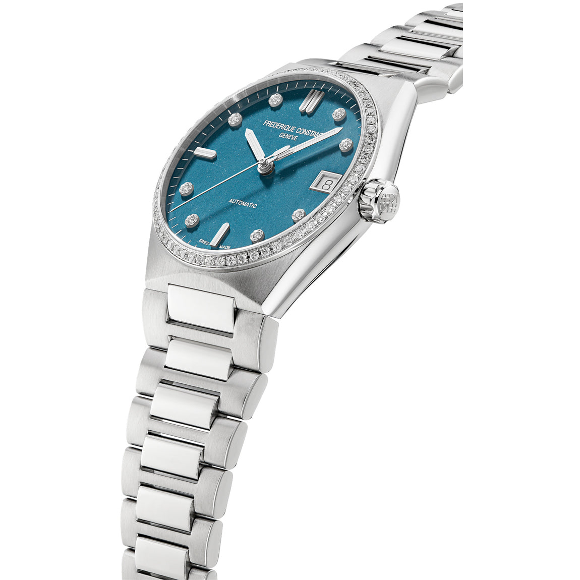 Frederique Constant Highlife Ladies Automatic Sparkling FC-303LBSD2NHD6B Blue Dial