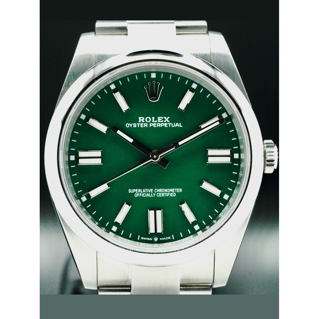 Rolex 124300 Oyster Perpetual 41 Green