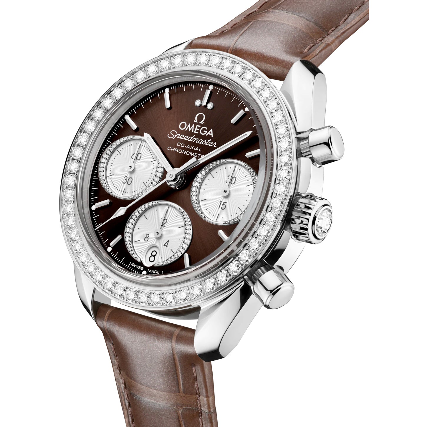 Omega Speedmaster 38 Co-Axial Chronograph 38mm Steel on Strap
