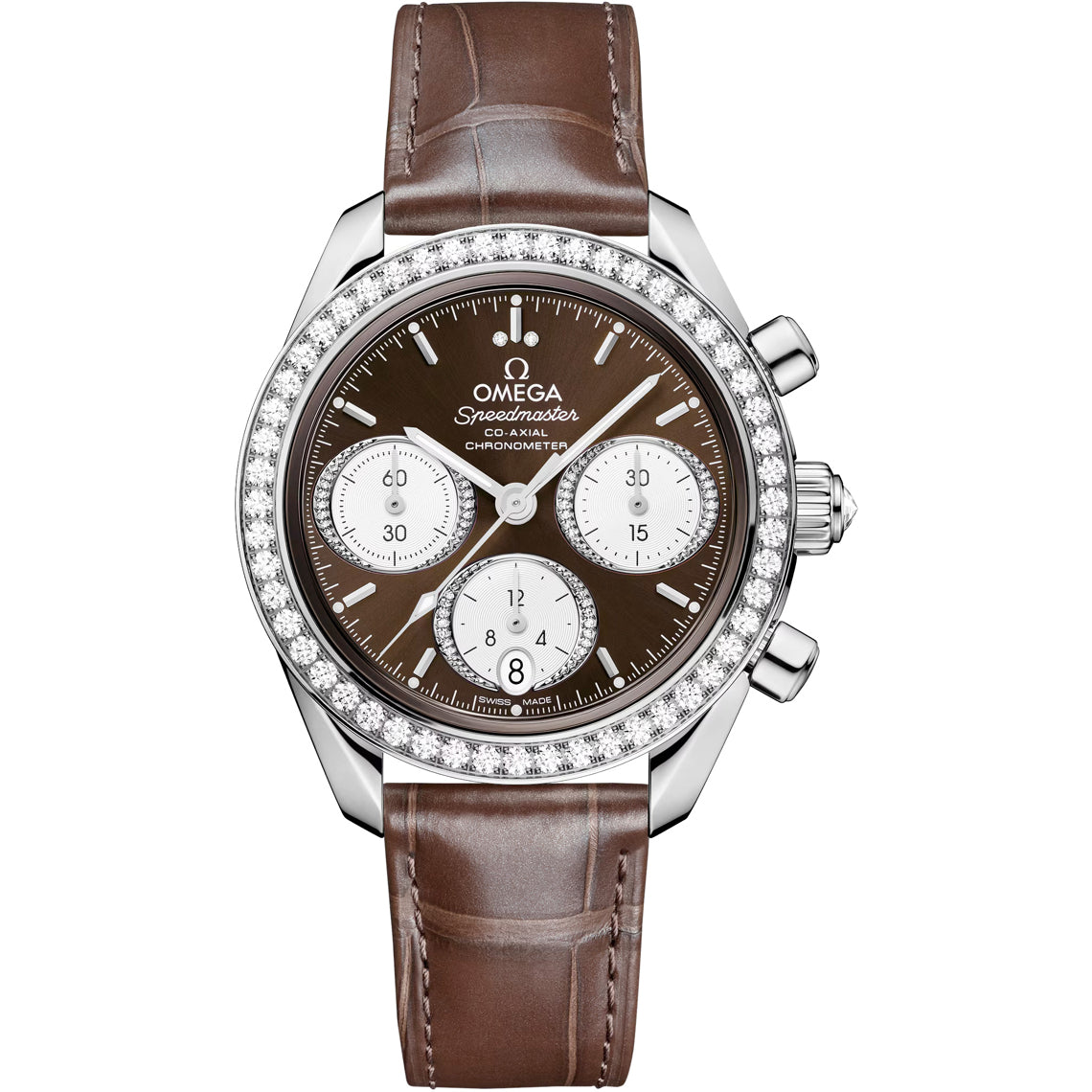 Omega Speedmaster 38 Co-Axial Chronograph 38mm Steel on Strap