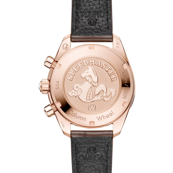 Omega Speedmaster 38 Co-Axial Chronograph 38mm Gold on Strap
