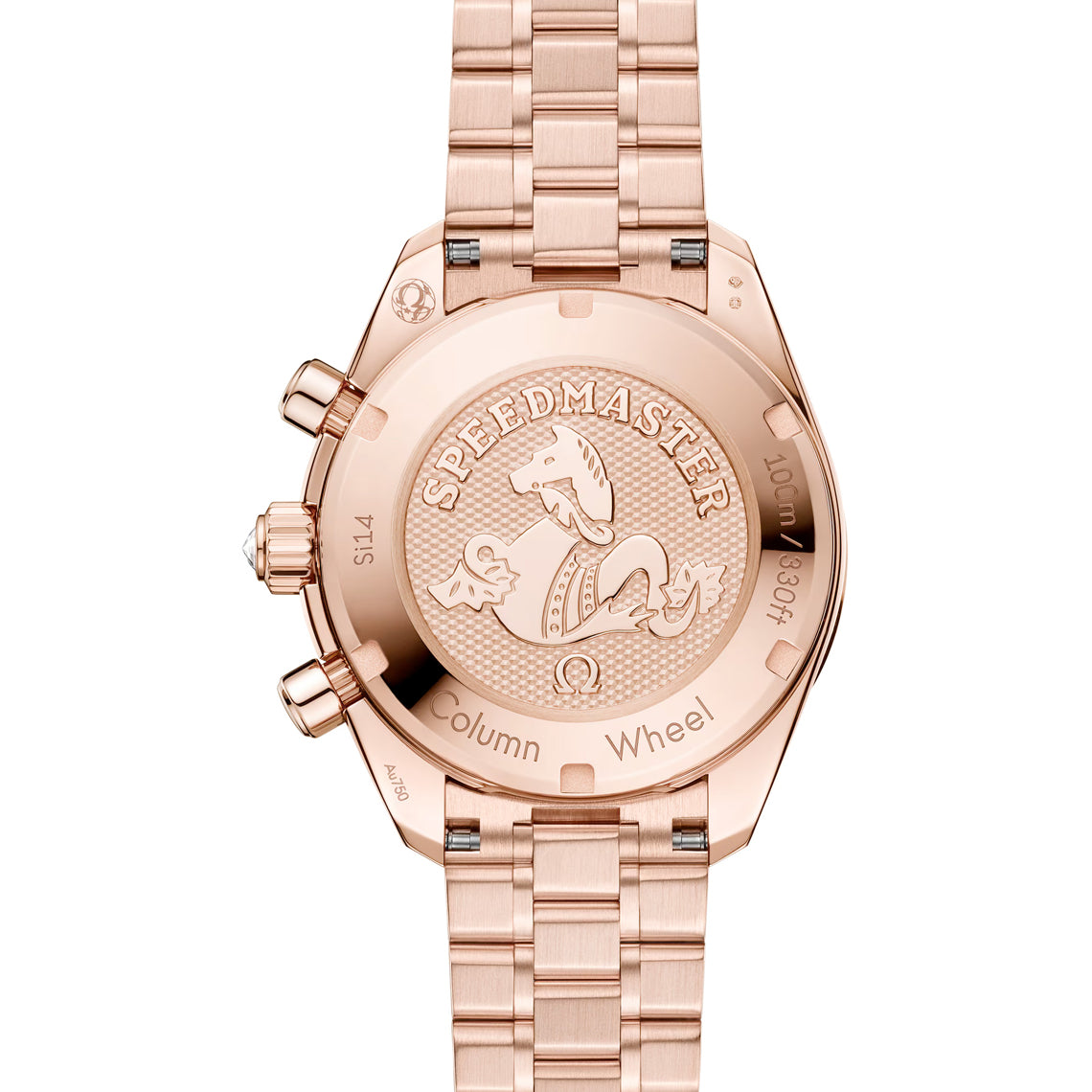 Omega Speedmaster 38 Co-Axial Chronograph 38mm Gold on Bracelet