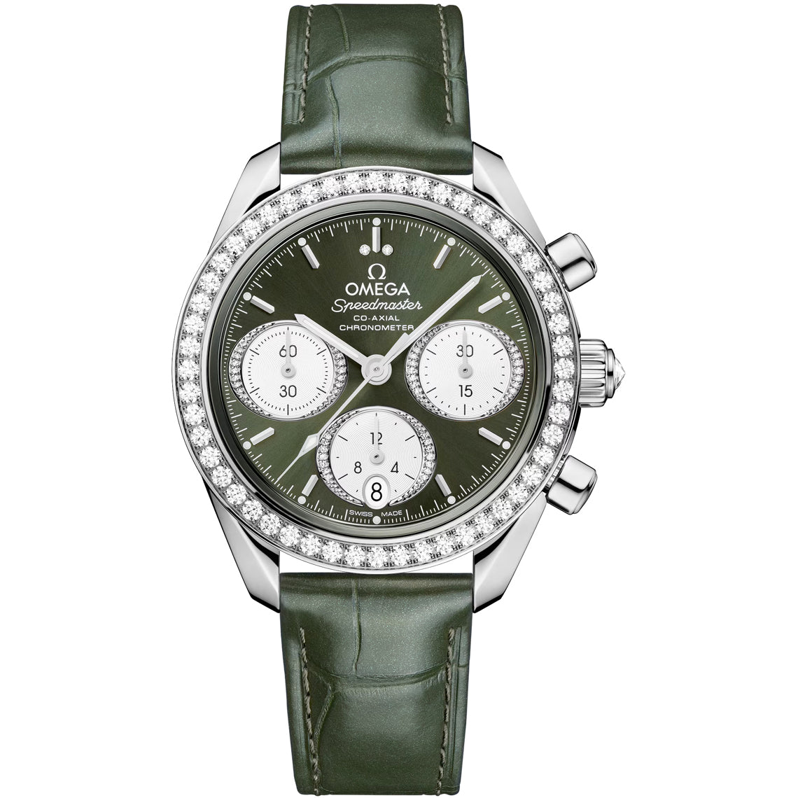 Omega Speedmaster 38 Co-Axial Chronograph 38mm Steel on Strap