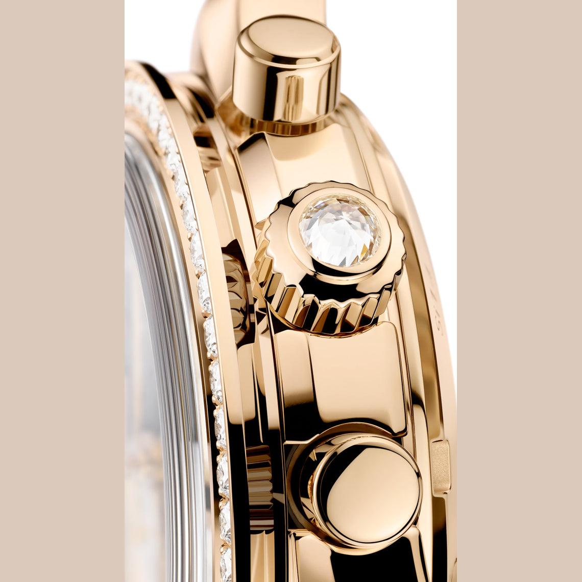 Omega Speedmaster 38 Co-Axial Chronograph 38mm Gold on Strap