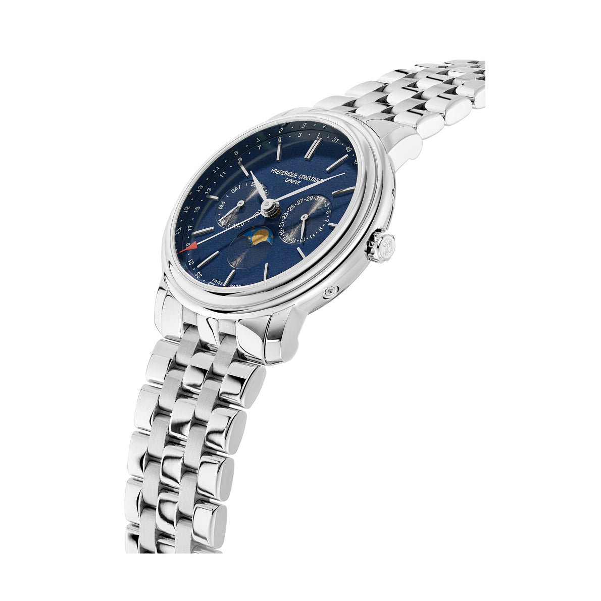 Frederique Constant FC-270N4P6B Classics Index Business Timer Blue Dial