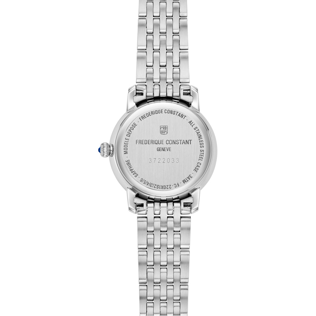 Frederique Constant FC-220MPWD1S26B Classics Slimline Ladies White Dial