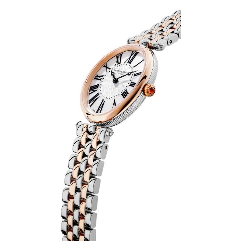 Frederique Constant FC-200MPW2V2B Art Deco Oval Ladies White Dial