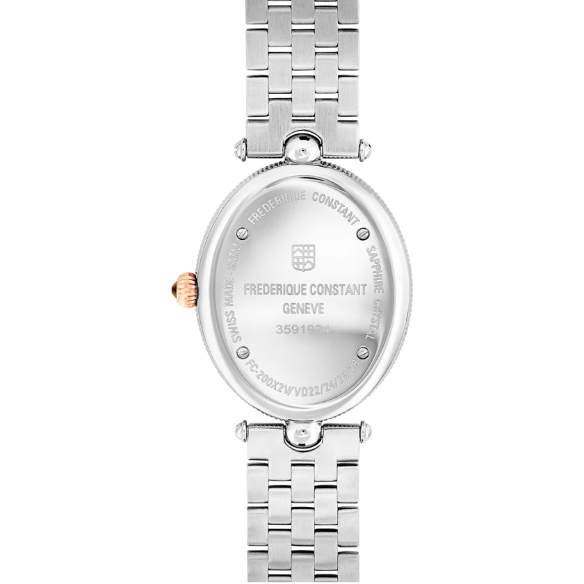 Frederique Constant FC-200MPW2V2B Art Deco Oval Ladies White Dial