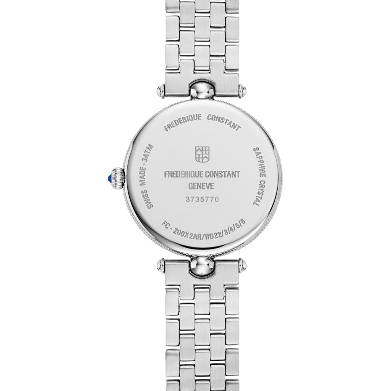 Frederique Constant FC-200MPW2ARD6B Classics Art Deco Round Ladies White Dial
