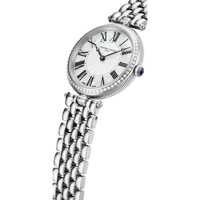Frederique Constant FC-200MPW2ARD6B Classics Art Deco Round Ladies White Dial
