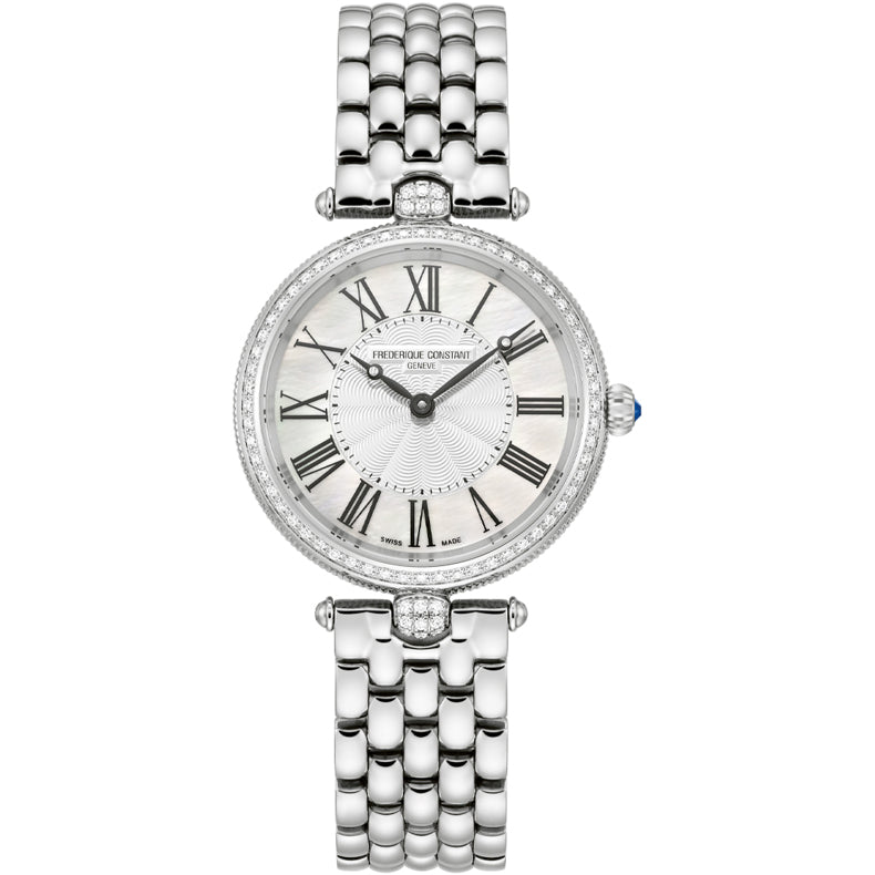Frederique Constant FC-200MPW2ARD6B Classics Art Deco Round Ladies White Dial