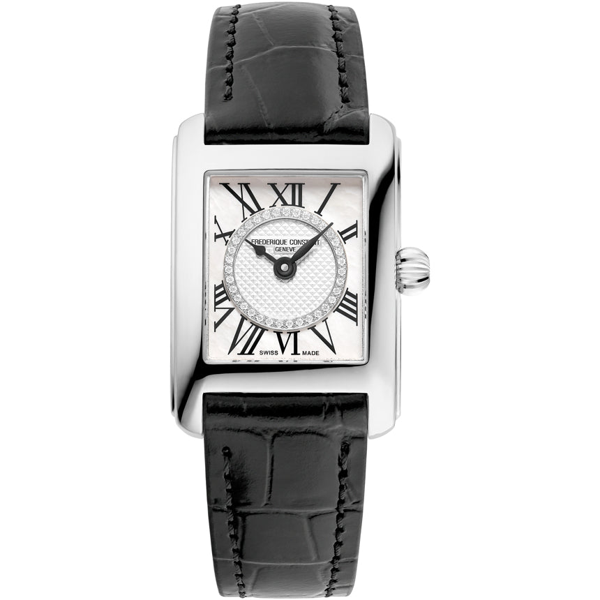 Frederique Constant FC-200MPDC16-BL Classics Carrée Ladies White Dial