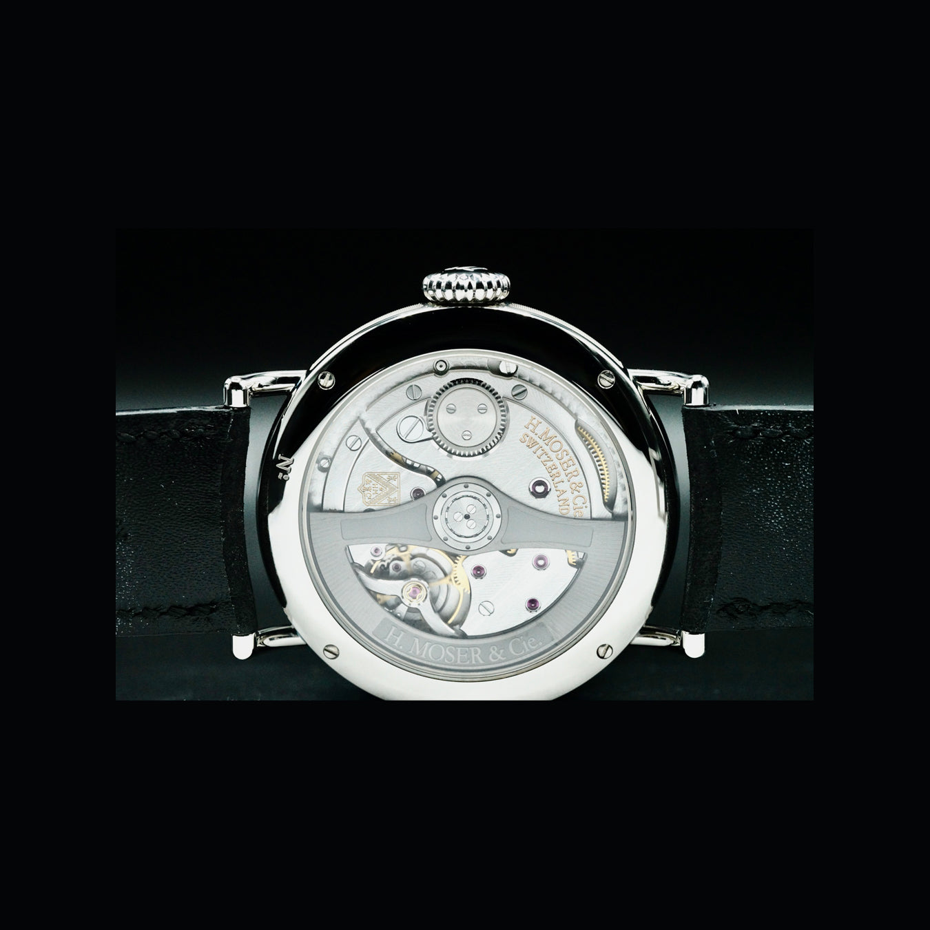 H. Moser & Cie. 8200-1201 Heritage Centre Seconds Funky Blue