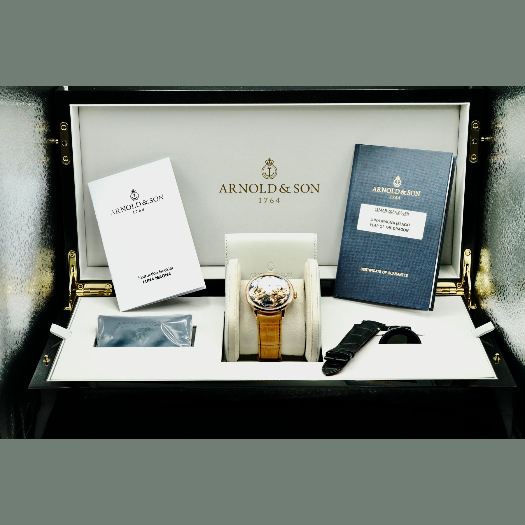 Arnold & Son 1LMAR.Z02A.C2 Luna Magna Year of the Dragon Black