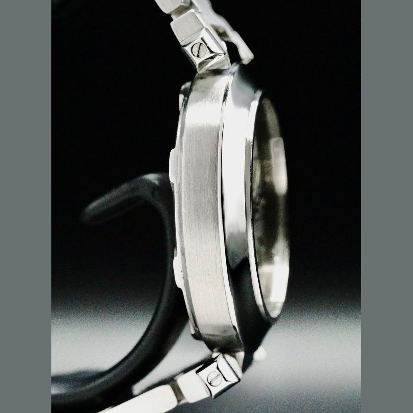 Cartier 2324 Pasha Stainless Steel Date White Dial on Bracelet