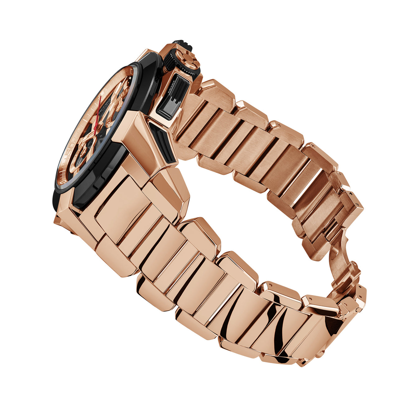 Jacob & Co. Epic X Chrono 47mm Rose Gold Black on Bracelet