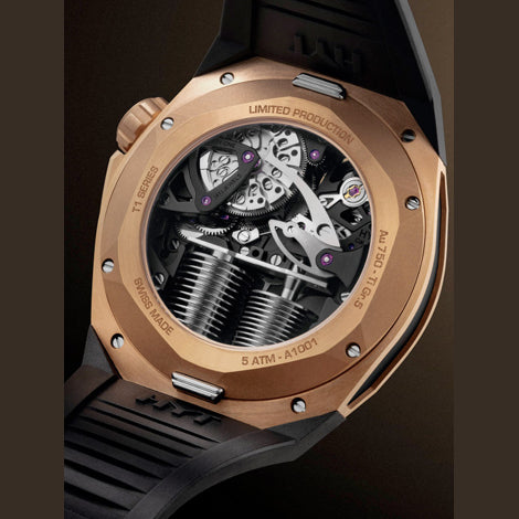 HYT Rose Gold T1 Petrol Blue
